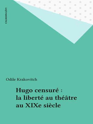 cover image of Hugo censuré